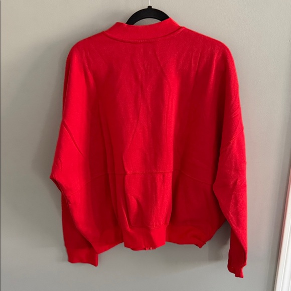 Spalding Red Full-Zip Sweatshirt - Picture 4 of 4